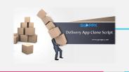 Delivery app clone script
