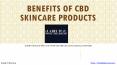 Benefits of CBD skincare products PowerPoint PPT Presentation