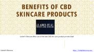 Benefits of CBD skincare products