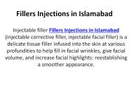 Fillers Injections in Islamabad