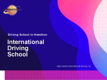 Best Driving School in Hamilton