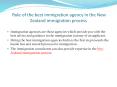 Role of the best immigration agency in the New Zealand immigration process PowerPoint PPT Presentation
