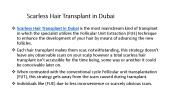 Scarless hair transplant in Dubai