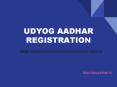!! Service for udyog aadhar registration !! PowerPoint PPT Presentation