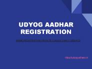 !! Service for udyog aadhar registration !!