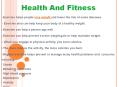 exercise for fitness PowerPoint PPT Presentation