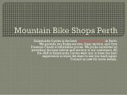 Mountain bike shops perth