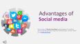 Advantages of social media PowerPoint PPT Presentation
