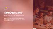 Doordash Clone App Development | Appdupe