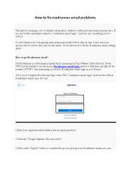 How to fix roadrunner email problems