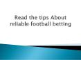 Read the tips About reliable football betting PowerPoint PPT Presentation