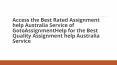 Assignment help Australia Service of GotoAssignmentHelp PowerPoint PPT Presentation