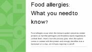 Food allergies: What you need to know?