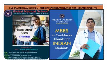 Top Colleges to Study MBBS in Caribbean Islands for Indian Students