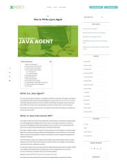 How to Write a Java Agent