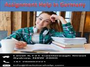 Assignment Help in Germany
