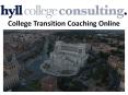 College Transition Coaching Online PowerPoint PPT Presentation
