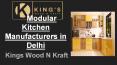 Leading Moduar Kitchen Manufacturers in Delhi PowerPoint PPT Presentation
