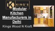 Leading Moduar Kitchen Manufacturers in Delhi