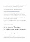 Advantages Of Using An Employee Productivity Tracking Software in your Company PowerPoint PPT Presentation
