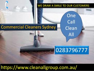 How To Find Commercial Cleaning Company Sydney?