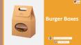 Burger Boxes with Printed logo & Design in USA PowerPoint PPT Presentation