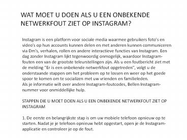 Instagram Nummer