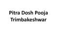 Pitra Dosh Pooja Trimbakeshwar PowerPoint PPT Presentation