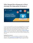 Why Drupal Development is First Priority for Education Websites? PowerPoint PPT Presentation