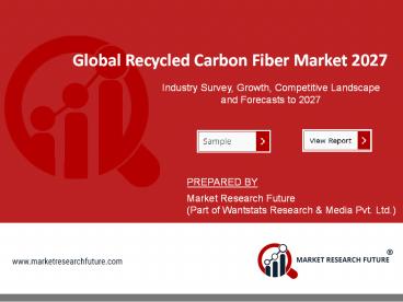 Global Recycled Carbon Fiber Market