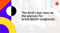 The bird’s eye view on the glasses for prescription eyeglasses PowerPoint PPT Presentation