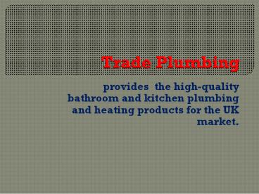 Stainless Steel Towel Rail