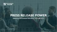PRESS RELEASE NEW YORK USA
