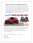Suzuki Car Spare Parts for Reliable Performance PowerPoint PPT Presentation
