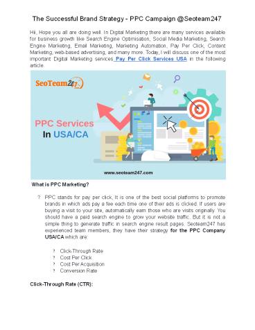 presentation player overlay