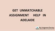 Assignment Help in Adelaide