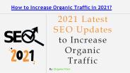 Proven SEO Strategies to Increase Organic Traffic in 2021