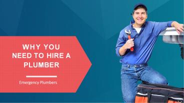 Why You Need To Hire A Plumber (2)