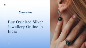 Buy Oxidised Silver Jewellery Online in India