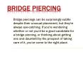 Top 20-Trending Bridge Piercing Ideas in trend for women PowerPoint PPT Presentation