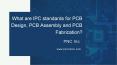 What Are IPC Standards For PCB Assembly PowerPoint PPT Presentation