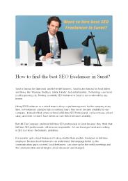 How to hire SEO Freelancer in Surat