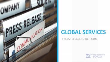 PRESS RELEASE INTERNATIONAL