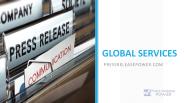PRESS RELEASE INTERNATIONAL