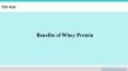 Benefits of Whey Protein PowerPoint PPT Presentation