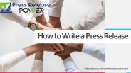 How to Write a Press Release