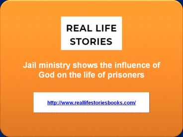Jail ministry shows the influence of God on the life of prisoners