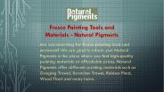 Fresco Painting Tools and Materials - Natural Pigments (1)