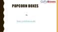 Popcorn Boxes