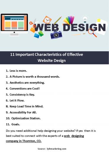 Important Characteristics of Effective Website Design